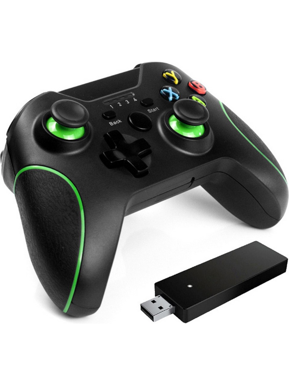 Bilişim Burada Xbox One Win7 / 8/10 Pc Için 2-4g Kablosuz Oyun Kolu Joystick Gamepad 